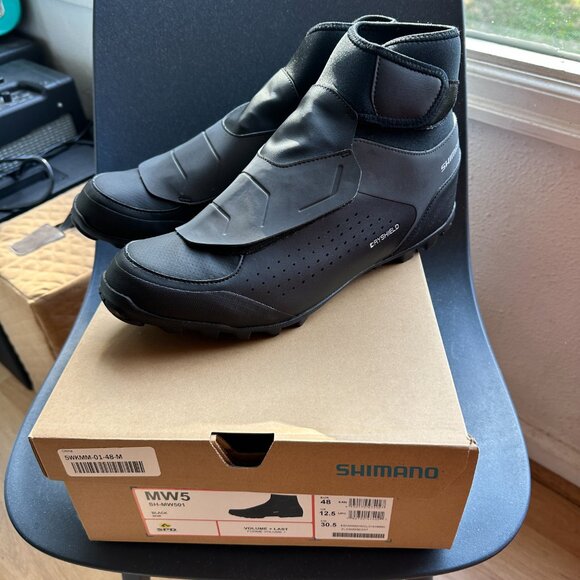Shimano SH-MW502 Winter Cycling Shoe - Men's 12.5 - 48 - Picture 5 of 14